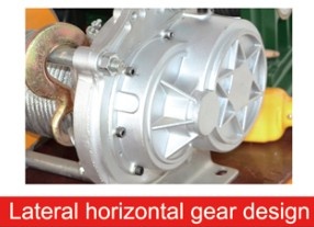 Multifunctional horizontal all-aluminum shell hoist